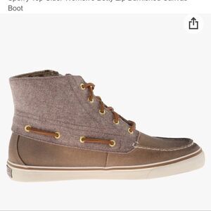 Sperry Top-Sider Betty Zip Burnished Tan Chukka Boot. Size 7.